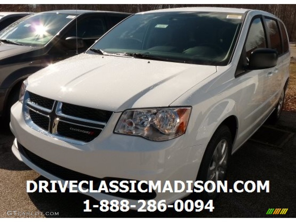 2016 Grand Caravan SE - Bright White / Black/Light Graystone photo #1