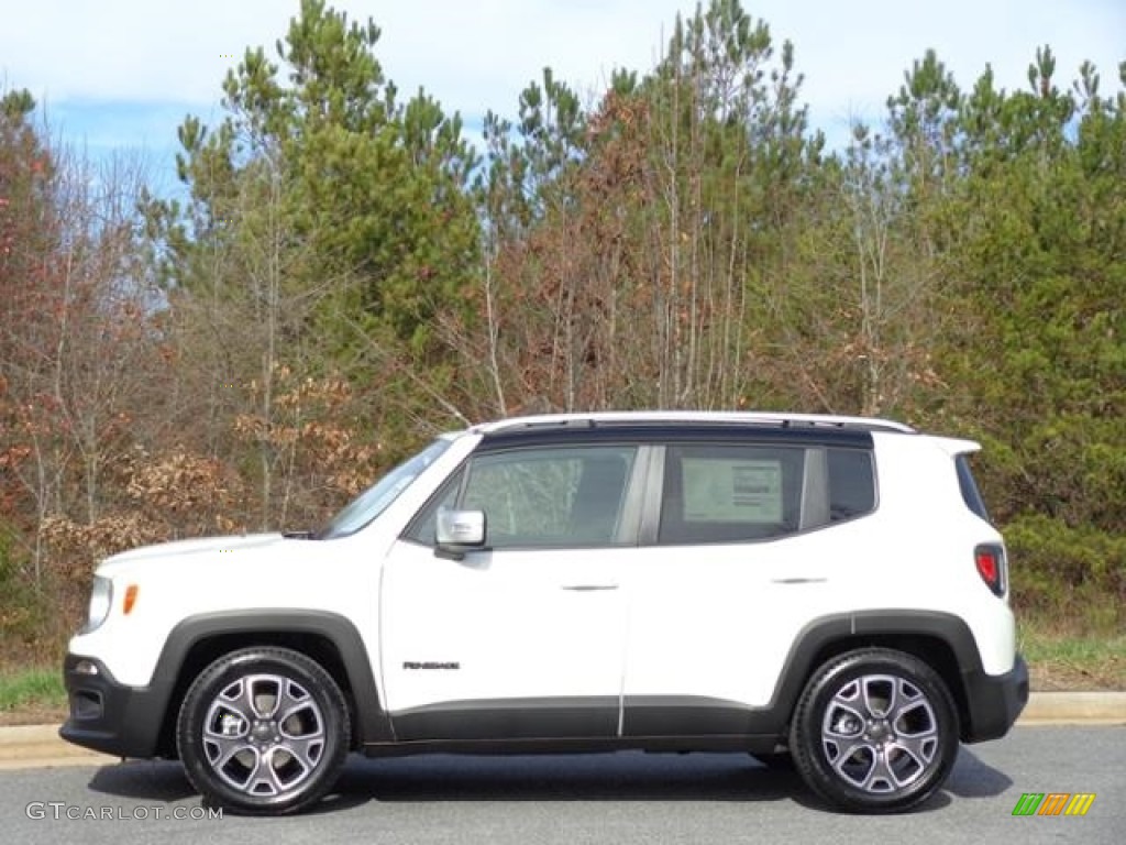 2015 Renegade Limited - Alpine White / Black photo #1