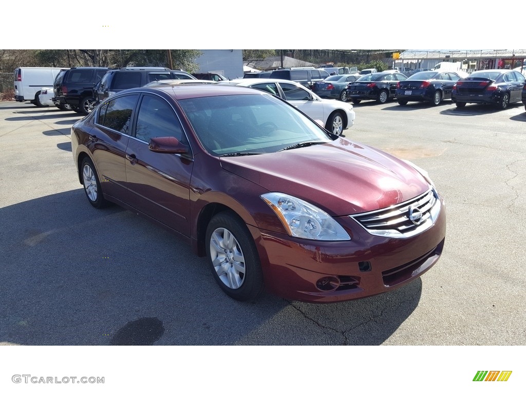 2010 Altima 2.5 S - Tuscan Sun Red / Charcoal photo #2