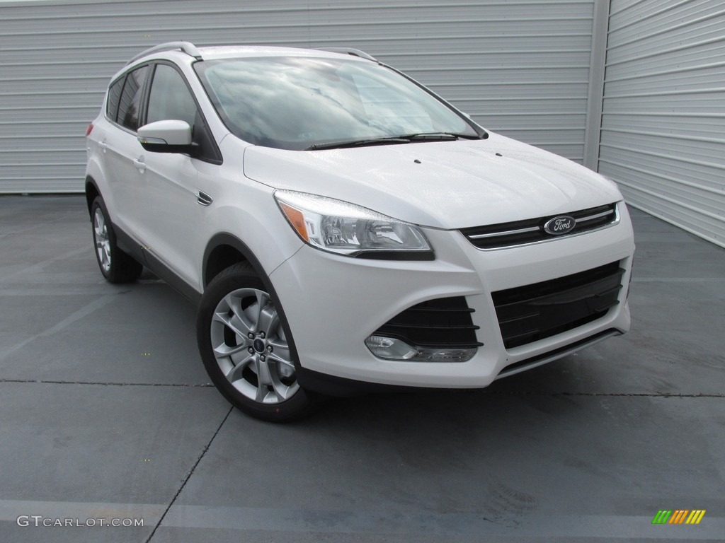 2016 Escape Titanium - White Platinum Metallic / Charcoal Black photo #1