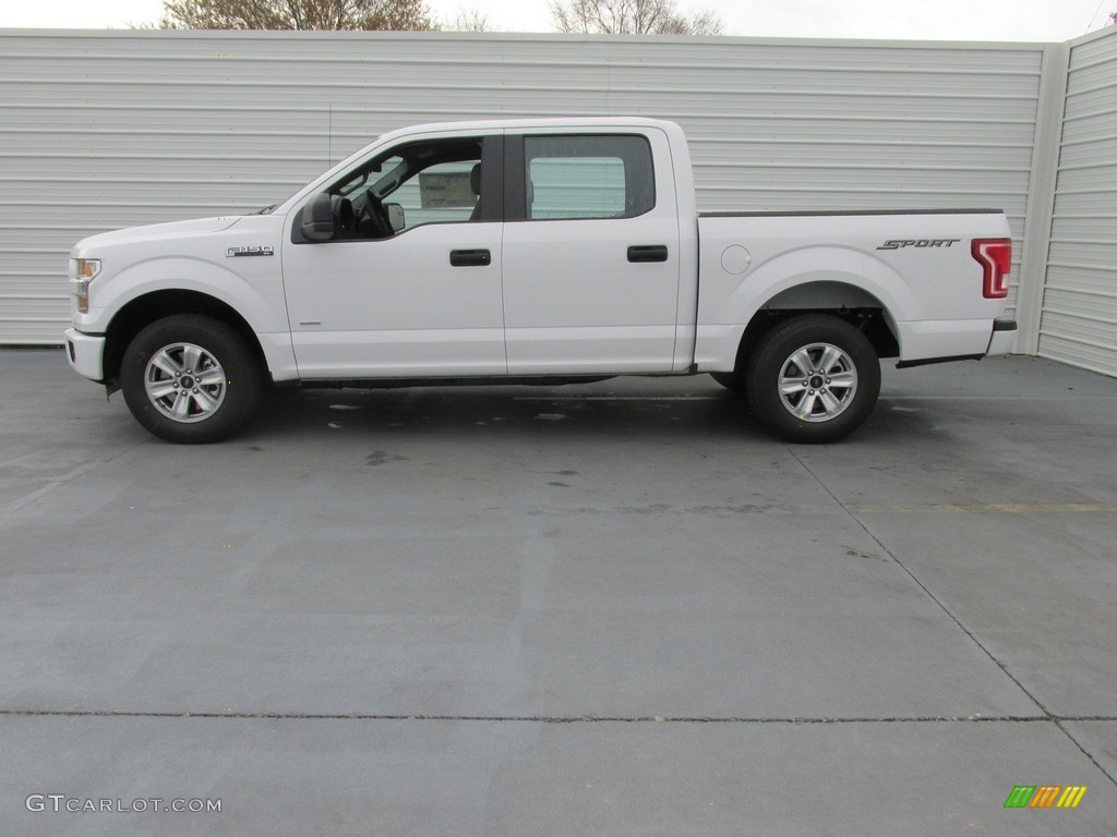 2016 F150 XL SuperCrew - Oxford White / Medium Earth Gray photo #6