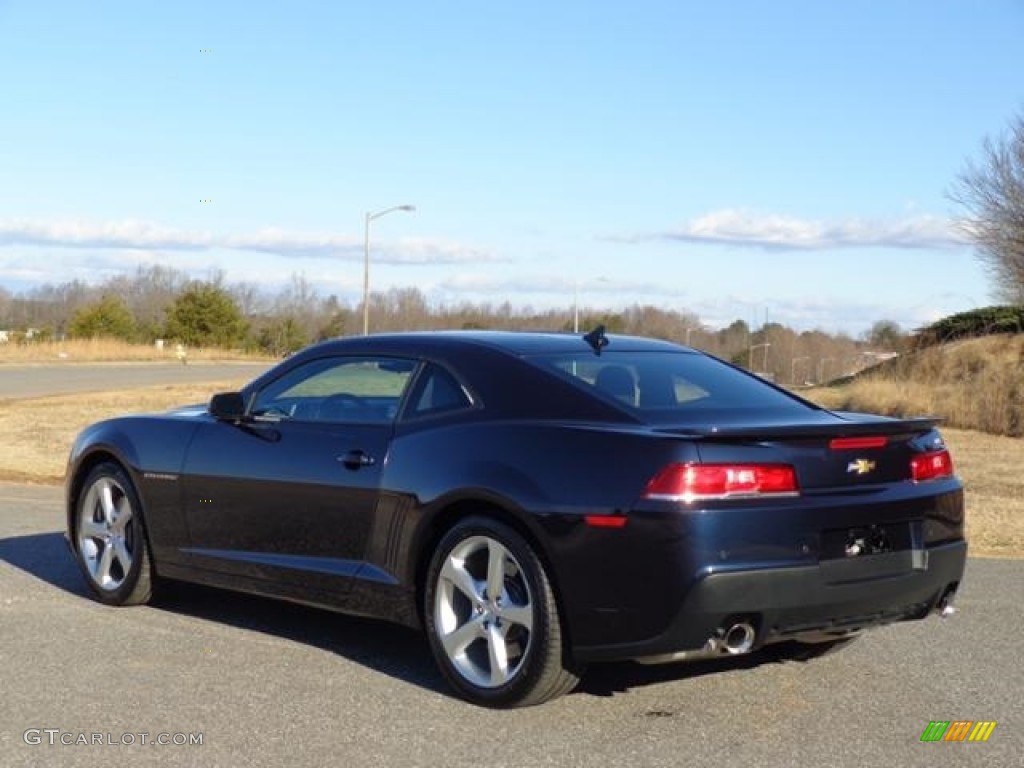 2015 Camaro SS Coupe - Blue Velvet Metallic / Black photo #5