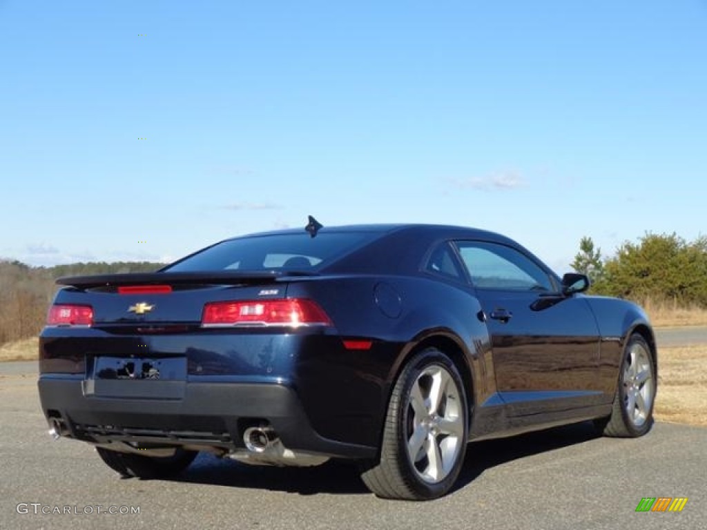 2015 Camaro SS Coupe - Blue Velvet Metallic / Black photo #7