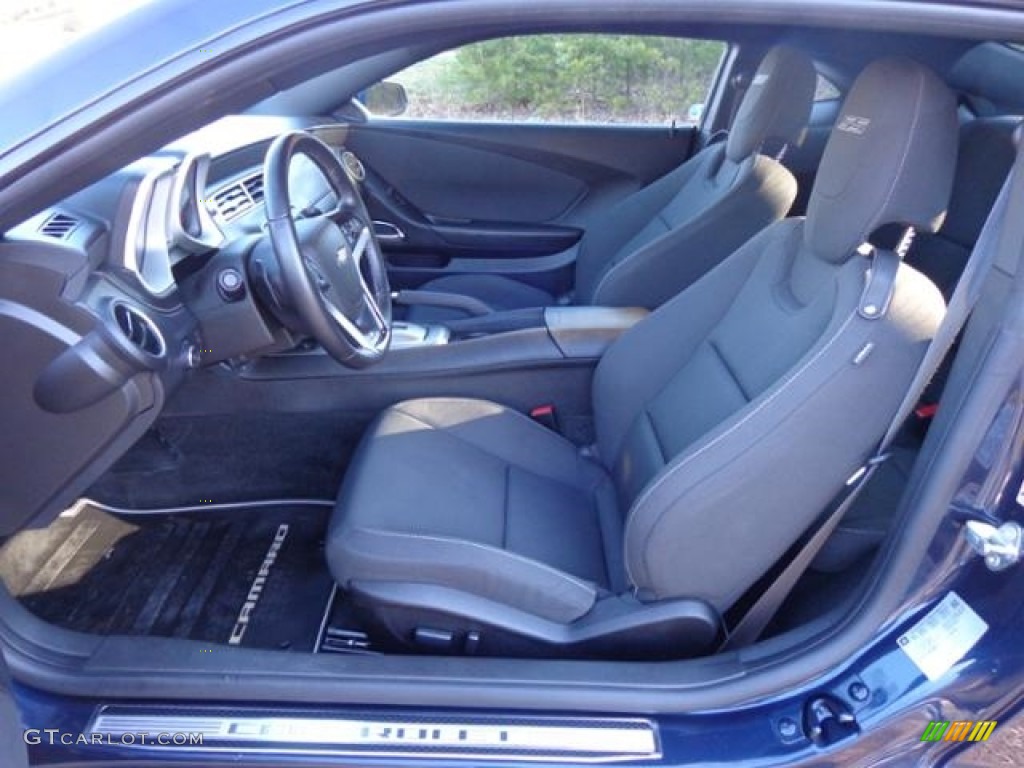 2015 Camaro SS Coupe - Blue Velvet Metallic / Black photo #12