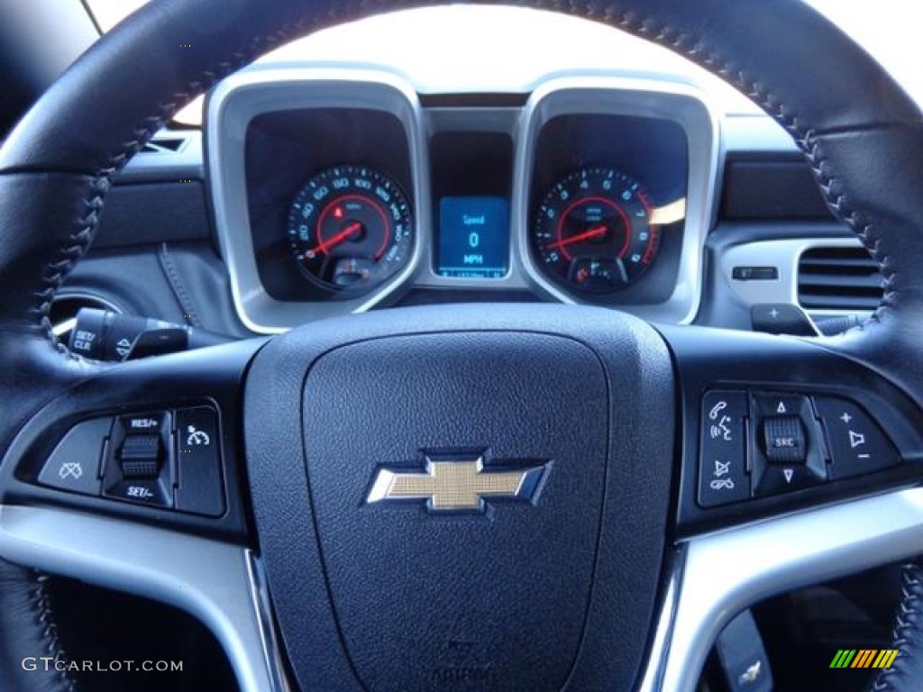 2015 Camaro SS Coupe - Blue Velvet Metallic / Black photo #15