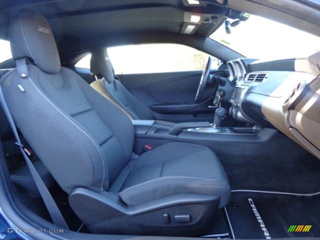 2015 Camaro SS Coupe - Blue Velvet Metallic / Black photo #21