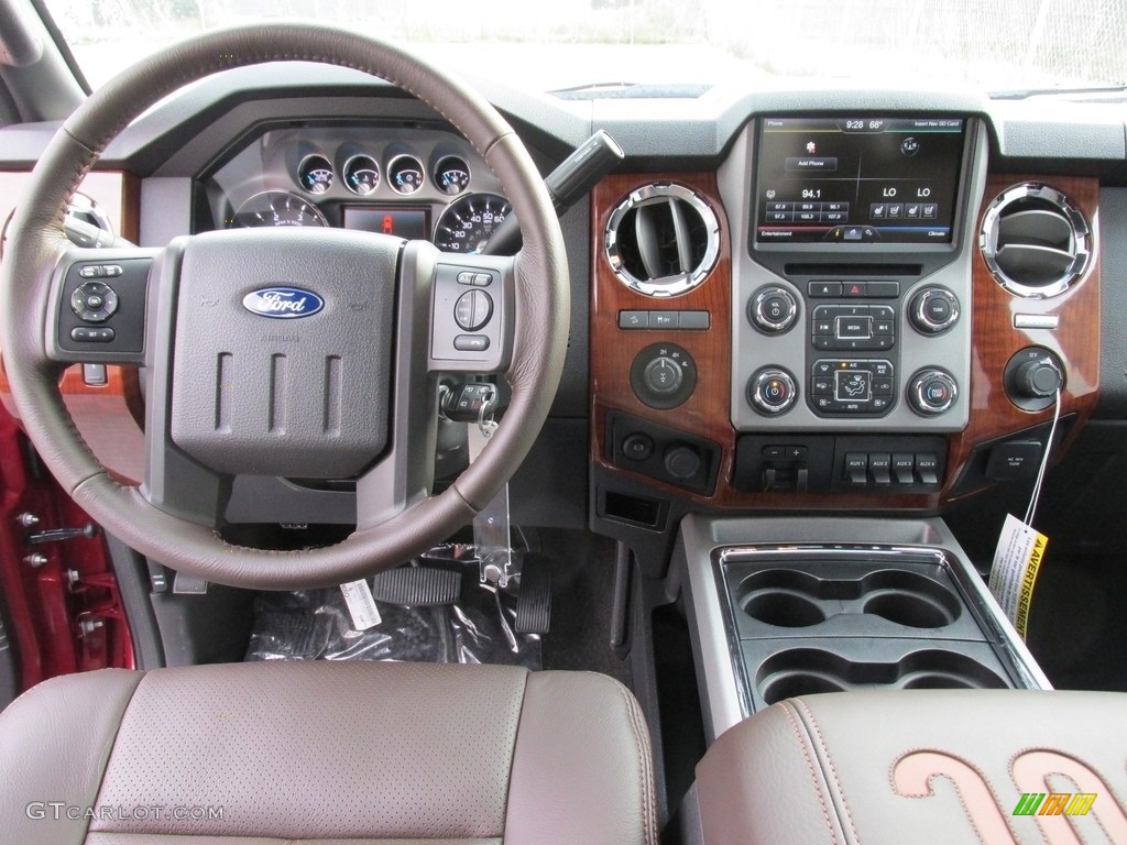 2016 F250 Super Duty King Ranch Crew Cab 4x4 - Ruby Red Metallic / King Ranch Mesa/Black photo #28