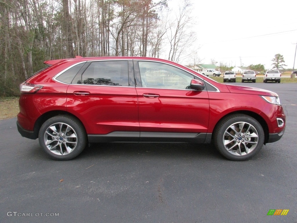 Ruby Red Metallic 2015 Ford Edge Titanium Exterior Photo #111261023