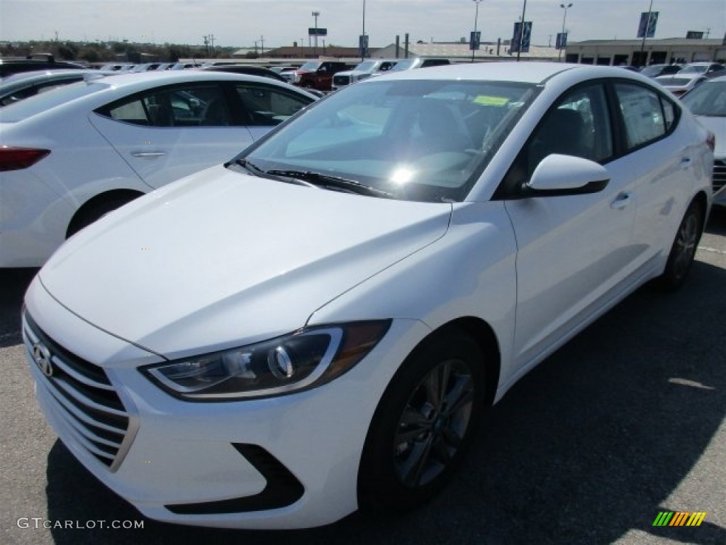 2017 Elantra SE - White / Gray photo #2