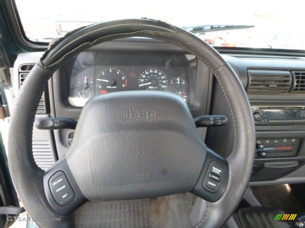 1998 Wrangler SE 4x4 - Emerald Green Pearl / Mist Grey photo #18