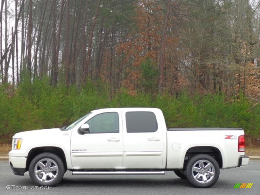 2012 Sierra 1500 SLT Crew Cab 4x4 - Summit White / Light Titanium/Ebony photo #1