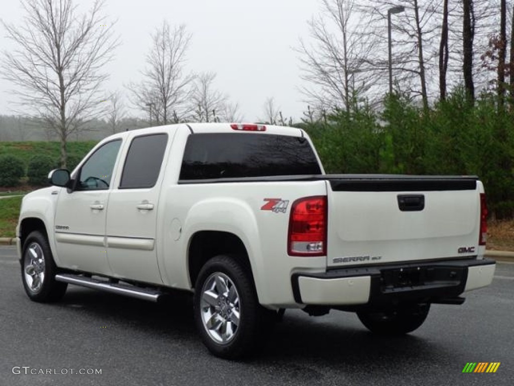 2012 Sierra 1500 SLT Crew Cab 4x4 - Summit White / Light Titanium/Ebony photo #5