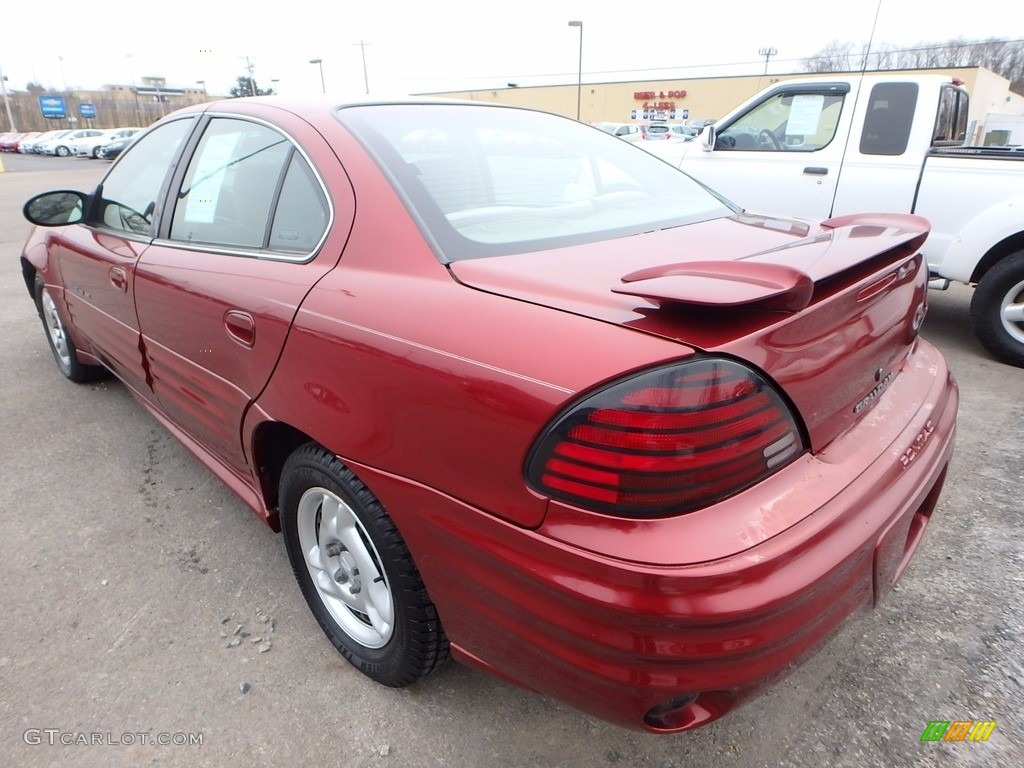 2002 Grand Am SE Sedan - Redfire Metallic / Dark Taupe photo #2