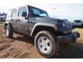 2016 Granite Crystal Metallic Jeep Wrangler Unlimited Sport 4x4  photo #4