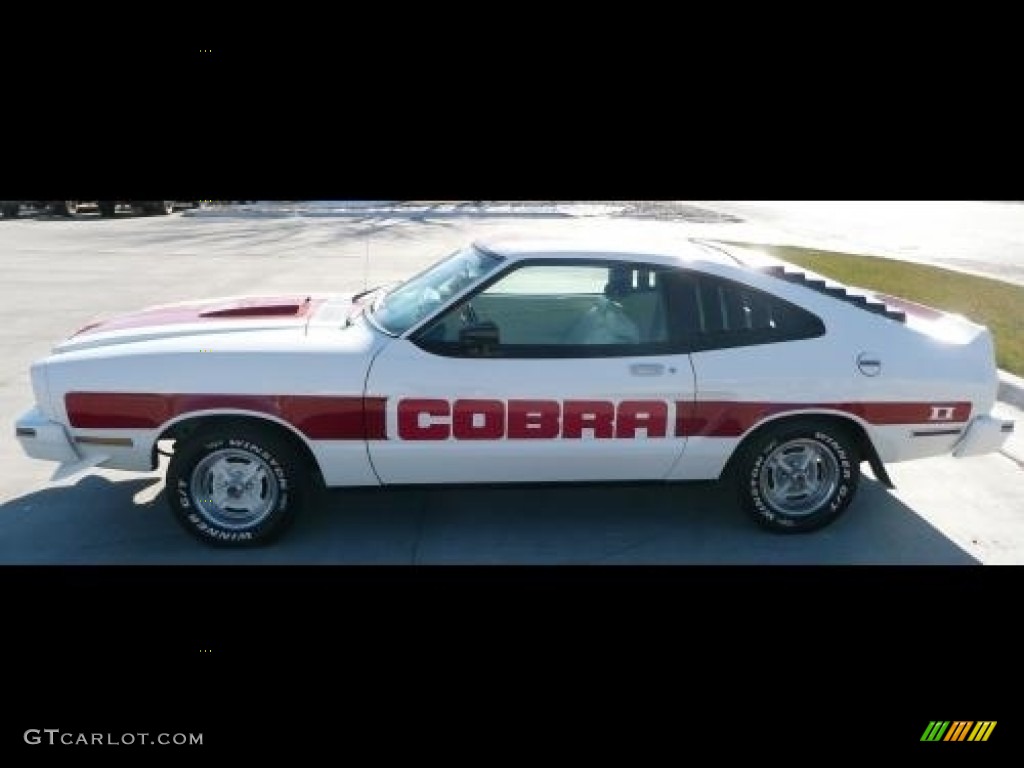 1978 Mustang II Cobra - Polar White / White/Black photo #1