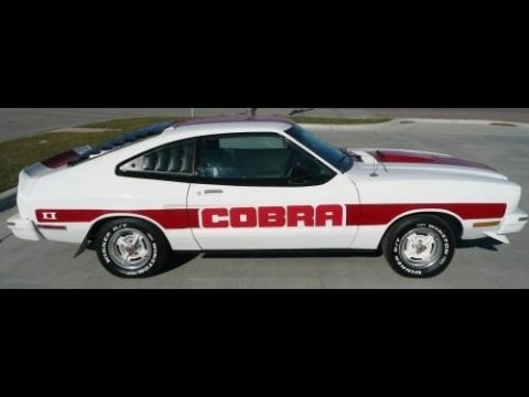 1978 Ford Mustang II Cobra Data, Info and Specs