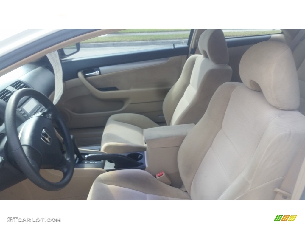 2003 Accord LX Coupe - Taffeta White / Ivory photo #9