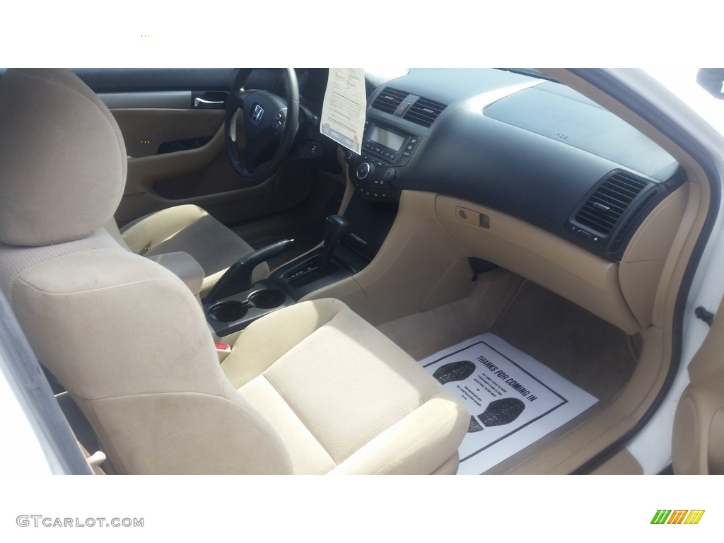2003 Accord LX Coupe - Taffeta White / Ivory photo #13