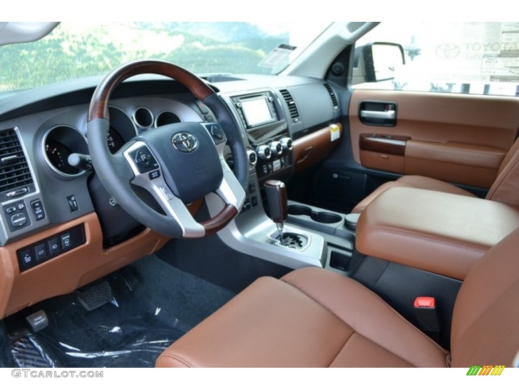 Redrock Interior 2016 Toyota Sequoia Platinum 4x4 Photo #111285316