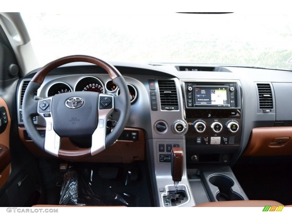 2016 Toyota Sequoia Platinum 4x4 Redrock Dashboard Photo #111285337