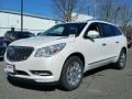 White Frost Tricoat 2016 Buick Enclave Leather