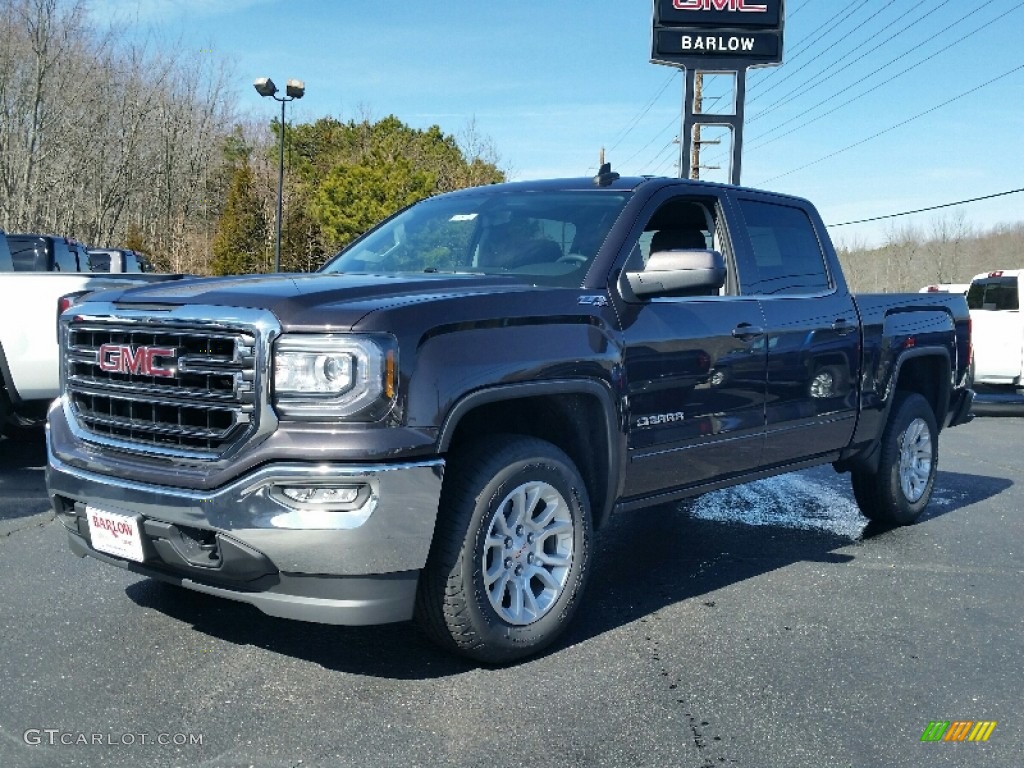 2016 Sierra 1500 SLE Crew Cab 4WD - Iridium Metallic / Jet Black photo #1