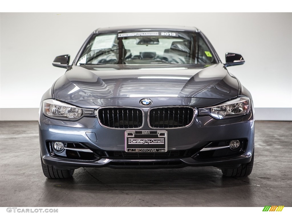 2013 3 Series 328i xDrive Sedan - Mineral Grey Metallic / Black photo #2