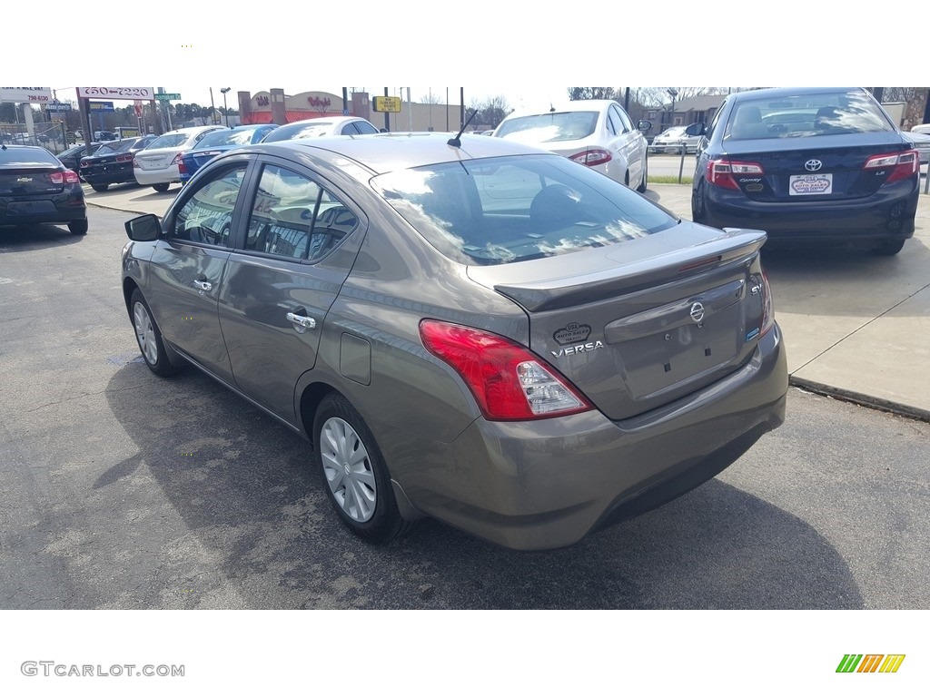 2015 Versa 1.6 S Sedan - Amethyst Gray / Charcoal photo #4