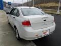 2009 White Suede Ford Focus SE Sedan  photo #7