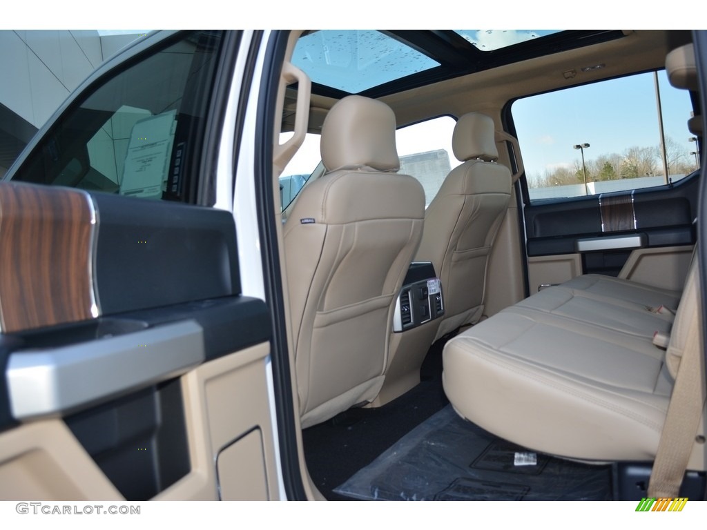 2016 F150 Lariat SuperCrew 4x4 - Oxford White / Medium Light Camel photo #9