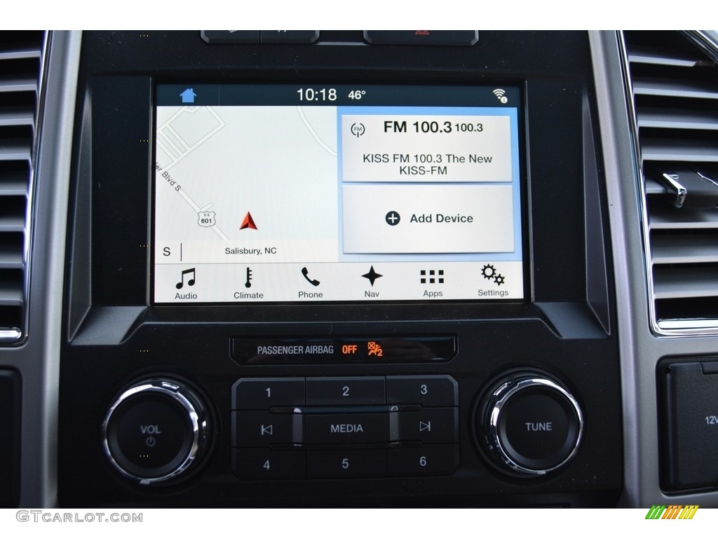 2016 F150 Lariat SuperCrew 4x4 - Oxford White / Medium Light Camel photo #12