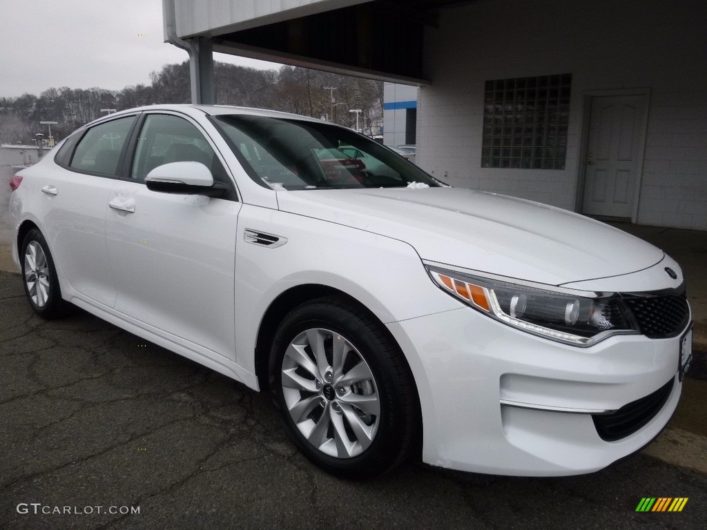 Snow White Pearl 2016 Kia Optima EX Exterior Photo #111294376