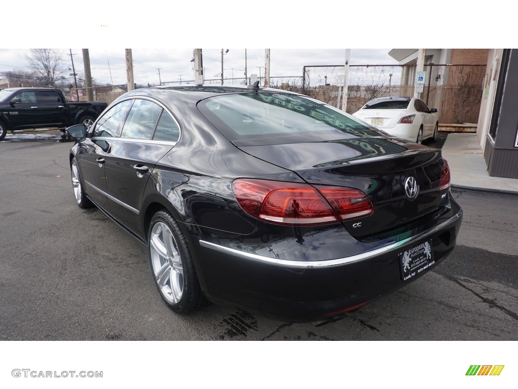 2013 CC Sport Plus - Deep Black Metallic / Desert Beige/Black photo #3