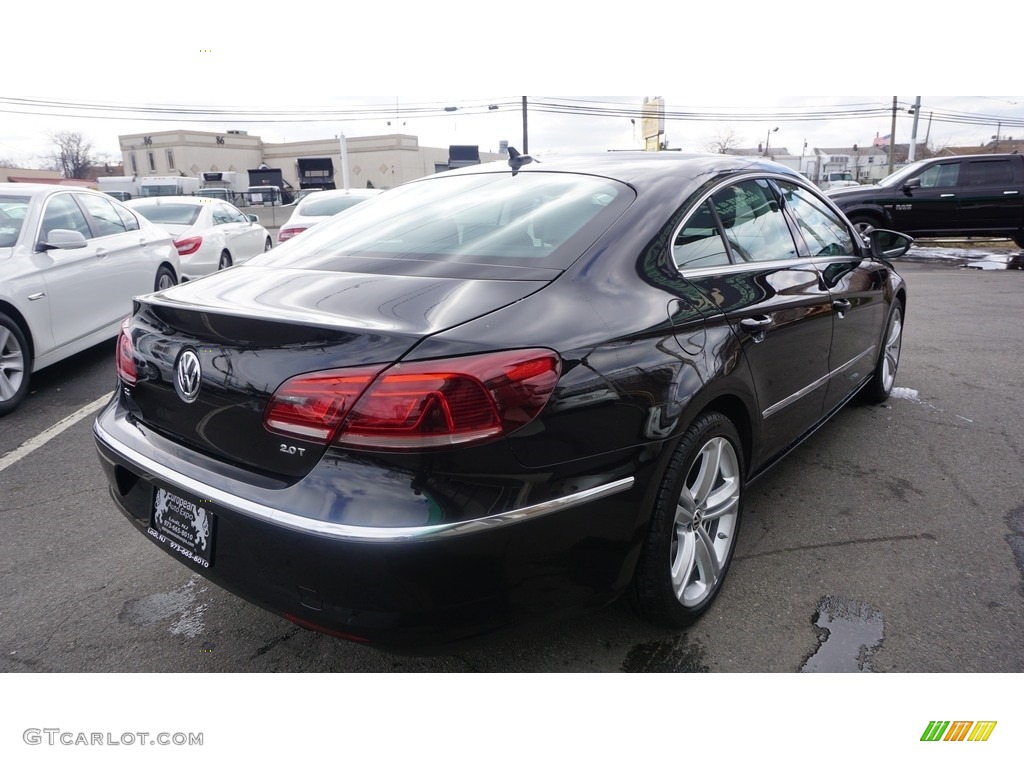 2013 CC Sport Plus - Deep Black Metallic / Desert Beige/Black photo #4