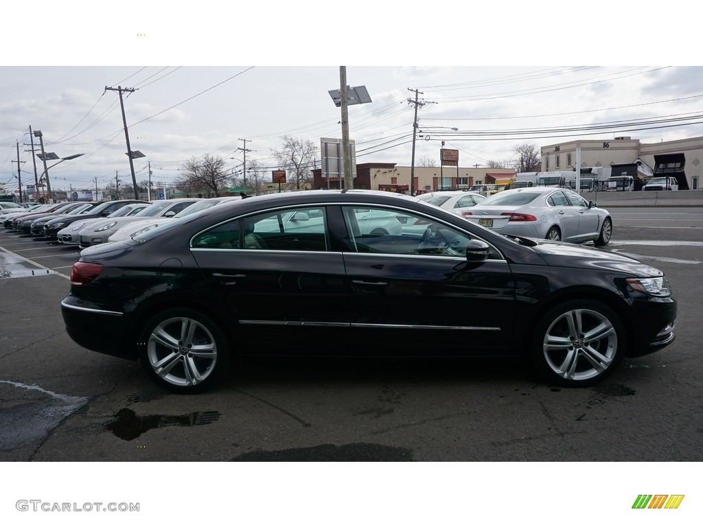 2013 CC Sport Plus - Deep Black Metallic / Desert Beige/Black photo #5
