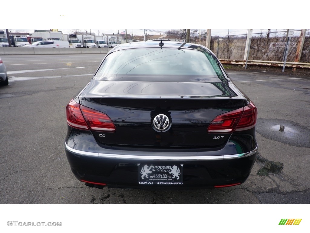 2013 CC Sport Plus - Deep Black Metallic / Desert Beige/Black photo #7