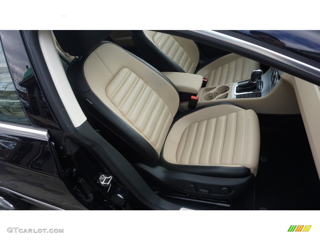 2013 CC Sport Plus - Deep Black Metallic / Desert Beige/Black photo #10