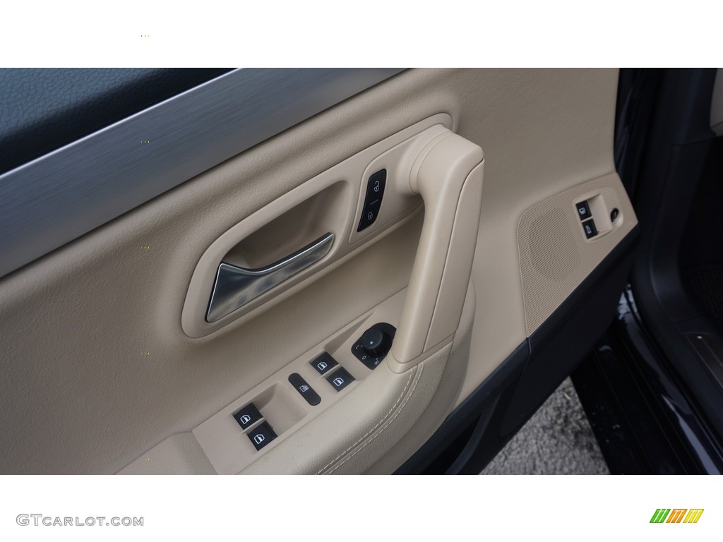 2013 CC Sport Plus - Deep Black Metallic / Desert Beige/Black photo #14