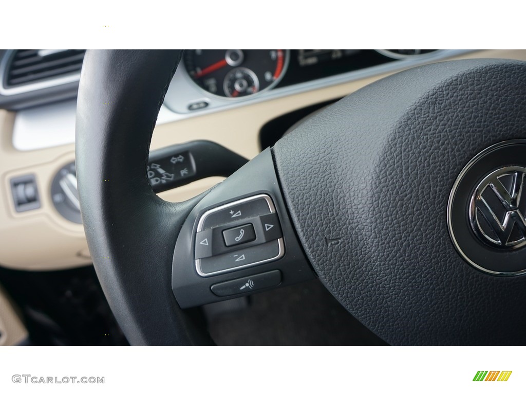 2013 CC Sport Plus - Deep Black Metallic / Desert Beige/Black photo #17