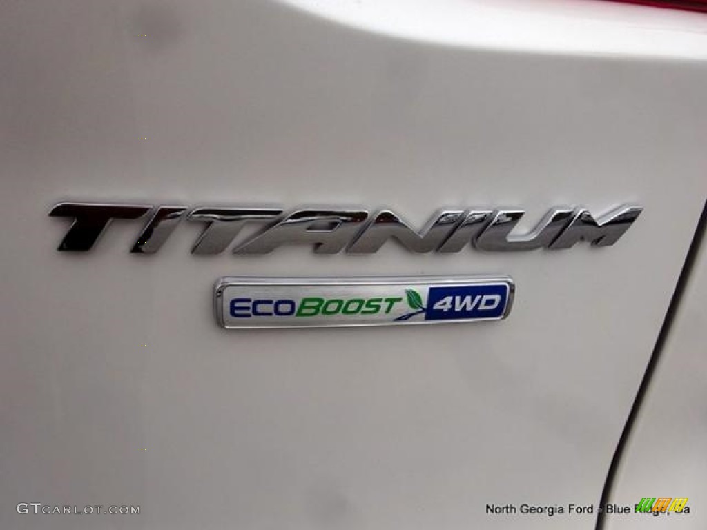 2016 Escape Titanium 4WD - White Platinum Metallic / Charcoal Black photo #39