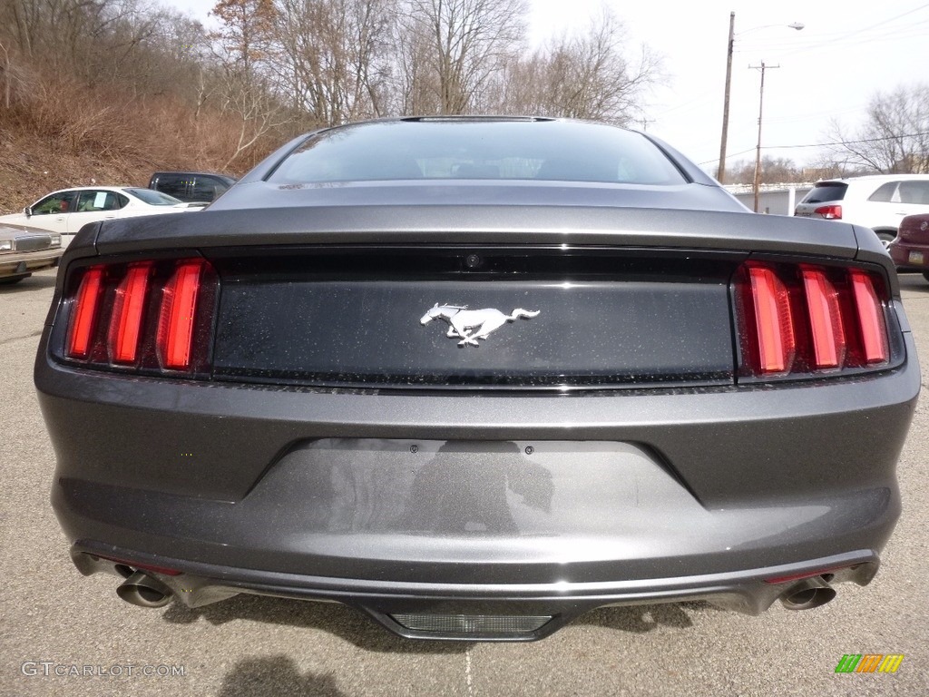 2016 Mustang EcoBoost Coupe - Magnetic Metallic / Ebony photo #3