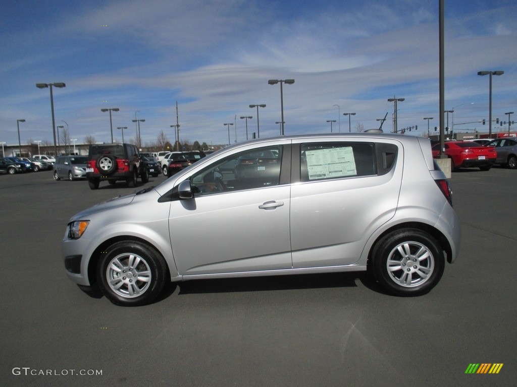 Silver Ice Metallic 2016 Chevrolet Sonic LT Hatchback Exterior Photo #111295882