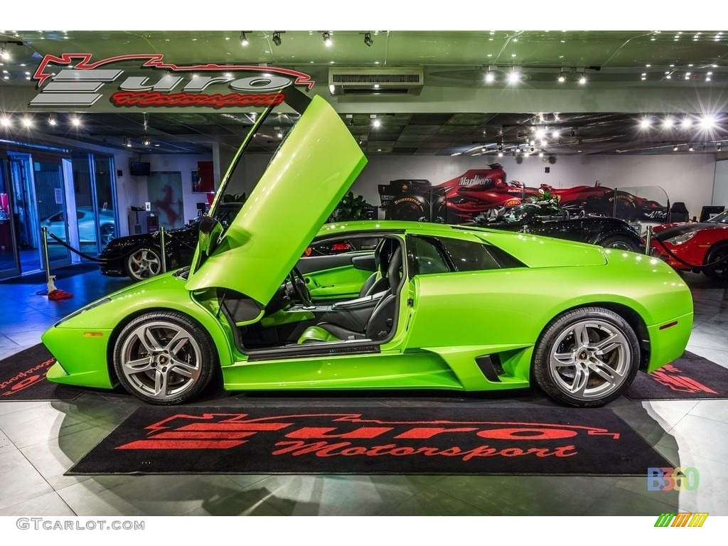 2008 Murcielago LP640 Coupe - Verde Ithaca (Pearl Green) / Nero Perseus photo #2