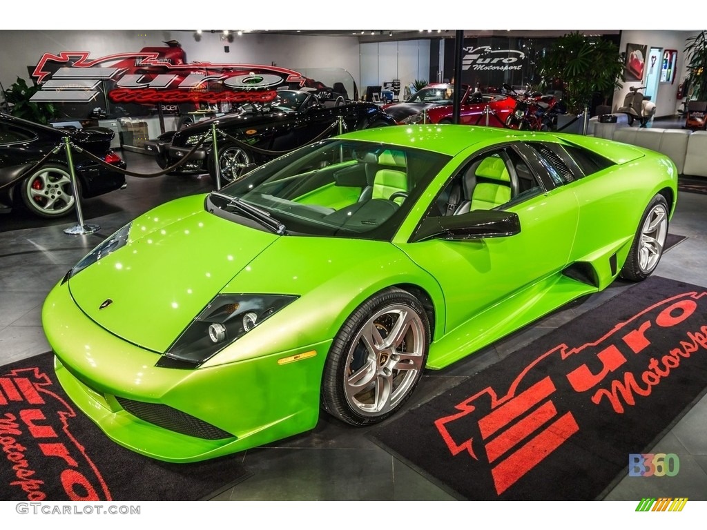 2008 Murcielago LP640 Coupe - Verde Ithaca (Pearl Green) / Nero Perseus photo #4
