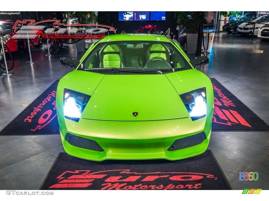 2008 Murcielago LP640 Coupe - Verde Ithaca (Pearl Green) / Nero Perseus photo #6