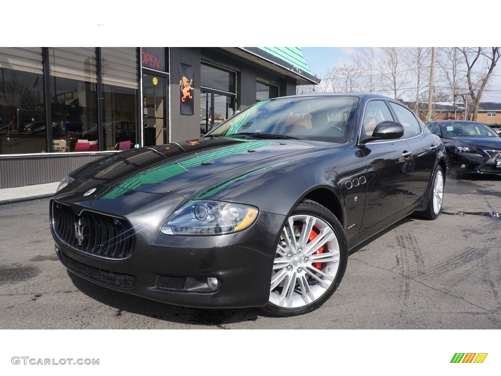 2011 Quattroporte S - Grigio Alfieri (Grey) / Cuoio photo #1