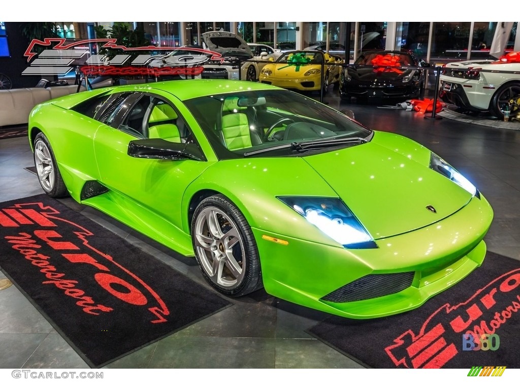 2008 Murcielago LP640 Coupe - Verde Ithaca (Pearl Green) / Nero Perseus photo #7