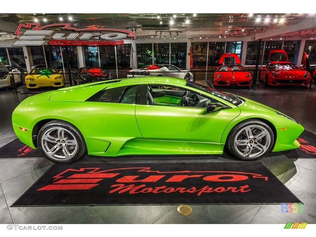 2008 Murcielago LP640 Coupe - Verde Ithaca (Pearl Green) / Nero Perseus photo #8