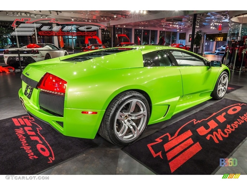 2008 Murcielago LP640 Coupe - Verde Ithaca (Pearl Green) / Nero Perseus photo #9