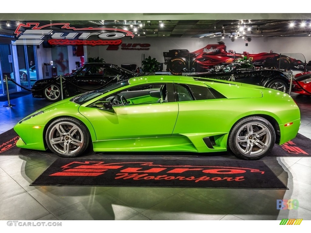 2008 Murcielago LP640 Coupe - Verde Ithaca (Pearl Green) / Nero Perseus photo #12